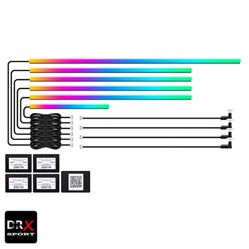 قیمت و خرید چراغ ال وایر هفت رنگ RGB برند کلاو